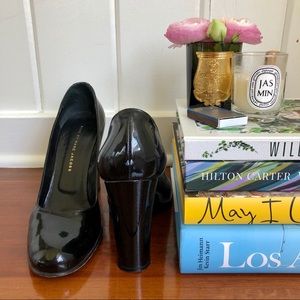 Marc by Marc Jacobs black patent pumps size 39